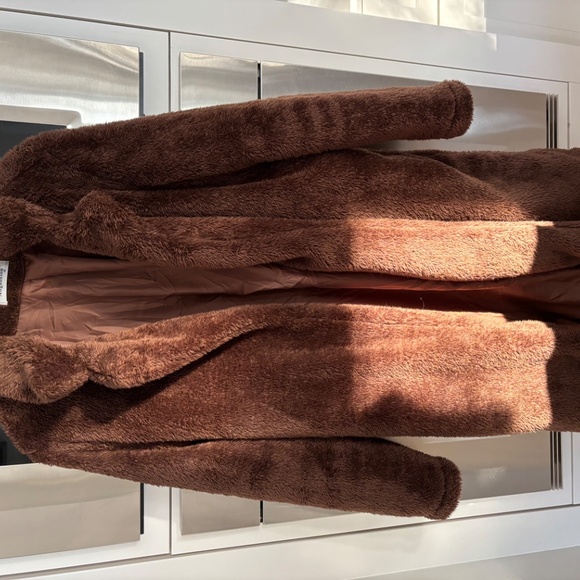 Angashion Teddy Coat Cotton Blend - Picture 5 of 5